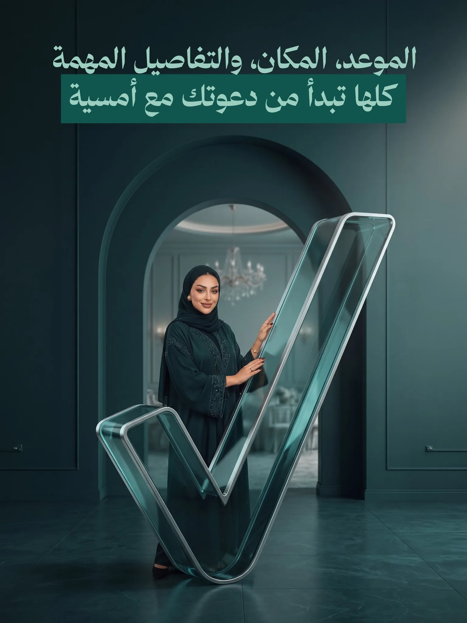 دعوات إلكترونية باسم كل ضيف